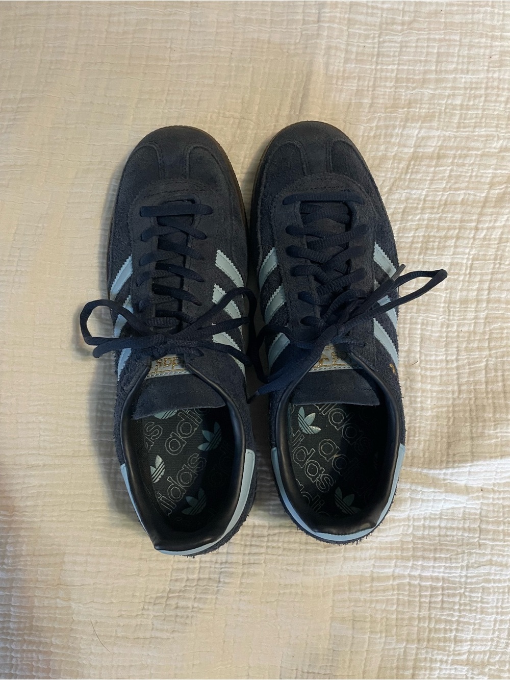 HANDBALL SPEZIAL SHOES navy and light blue suede